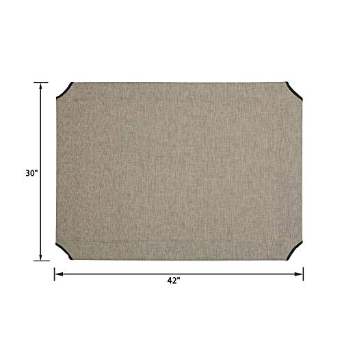 Veehoo Dog Bed Cover for CWC1803-L - color: Beige Coffee, size: 42.0"L x 30.0"W x 0.2"Th
