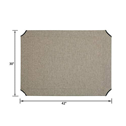 Veehoo Dog Bed Cover for CWC1803-L - color: Beige Coffee, size: 42.0"L x 30.0"W x 0.2"Th