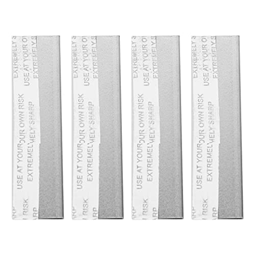 Razor Comb for Dogs Cats with 4 Extra Blades, Manual Double Edge Razor Grooming Tool for Thinning, Cutting,Styling and Grooming