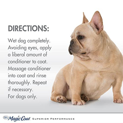 Four Paws Magic Coat Hypoallergenic Oatmeal Conditioner for Dogs, Moisturizing Dog Conditioner for Itchy Dry Skin, Soothing Cucumber Scent, 16 Ounce - size: 16 Ounces (1 Count), style: Hypoallergenic Dog Conditioner