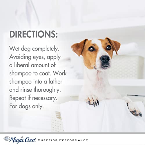 Four Paws Magic Coat Dog Shampoos for Dogs, Dog Grooming Supplies, Dog Bathing Supplies, Made in USA - size: 16 Ounces (1 Count), style: Reduces Odor Dog Shampoo