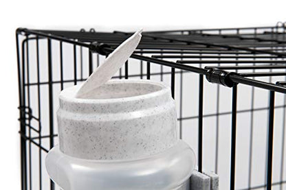 Lixit Top Fill NO-Drip Water Bottles for Dogs. (44 FL Oz (Pack of 2), White) - color: White, size: 44-Ounce / 2 Pack