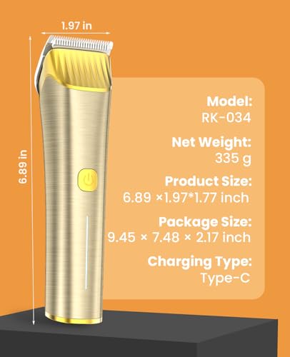 oneisall Cordless Horse Clippers,Low Noise 2 Speed Grooming Clippers,Horse Trimmer Shaver Kit for Matted Long Hair,Detachable Stainless Steel Blade Grooming Kit for Thick Coat | Detachable stainless steel blades, ultra-quiet, Horse Trimmer Shaver Kit with