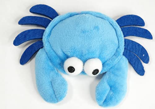 Glory To Dog TinyToy Blue Crab Plush Small Breed Dog Toy - style: Crab