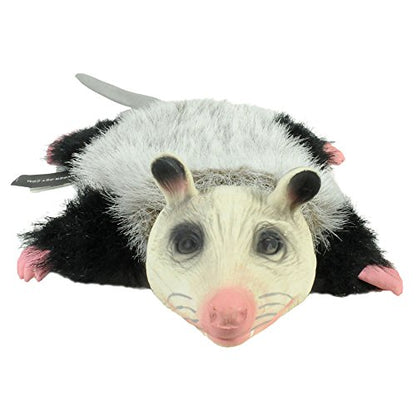 Hyper Pet Real Skinz Opossum Plush Dog Toy, Medium (Pack of 12) - size: Medium (Pack of 12), style: Opossum