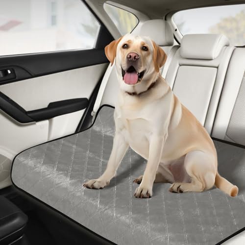 Qilmy Grey Solid Color Pet Mat, Waterproof Reusable Dog Training Pad Anti-Slip Pet Creat Pad for Small Medium Large Dogs and Cats - size: Smallx3