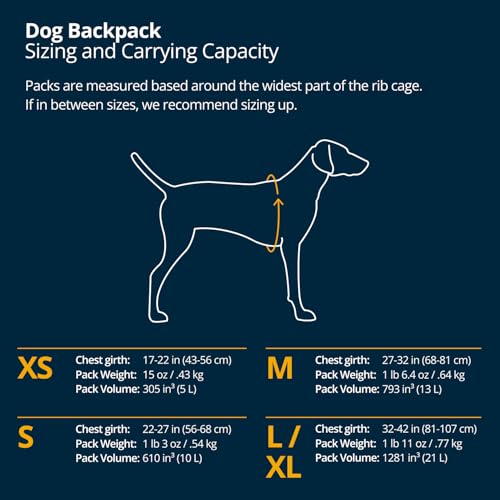 Ruffwear, Front Range Day Pack, Dog Backpack with Saddlebags, 5-Point Adjustment, 3 Leash Points, Padded Handle, Internal Mesh Pockets, Reflective Trim, Light Loop, Basalt Gray, Large/X-Large - color: Basalt Gray, size: Large/X-Large