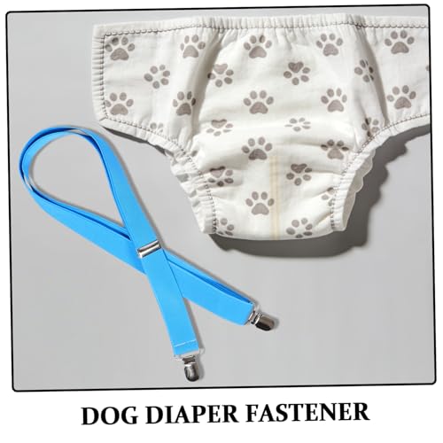 5pcs Adjustable Dog Diaper Suspenders Harness No Slip Dog Diaper Holder Strap for Female Canine Fastener Belt Suitable for Puppy Training and Incontinence Management