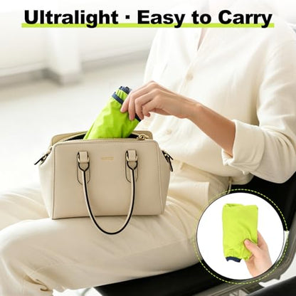 Dog Raincoat, Professional Waterproof with Taped Seams, Ultralight Urban Quick Layer, High-Vis Reflective Stripes, Dirt-Resistant & Easy Care, Year-Round Essential for Dogs(Lime Green, Medium)