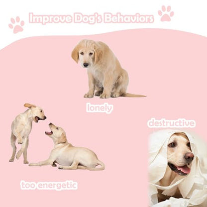 Automatic Dog Ball Thrower Launcher Interactive Toys, Auto Dog Ball Launcher for Medium to Large Dogs, Remote Control Tennis Balls Machine for Dogs, Pet Mental Stimulation Toys, with 6 Balls - color: pink