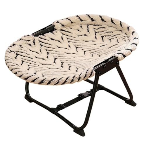 Raised Dog Bed,Portable Breathable Non Slip Cot Hammock,Foldable 22.44 x 16.14 x 10.23Inch Dog Bed Raised Cot | for Pets Cats Kitten Puppy Sleep Rest Camping Travel - color: B