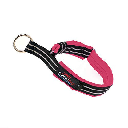 ComfortFlex Limited Slip Martingale Collar, Small, Berry | American made, designed, cut, assembled, sewn in USA, wide escape proof martingale design, premium padding, gentle control - color: Berry, size: Small