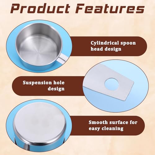 2 Pcs 1 Cup Stainless Steel Measuring Cup, Metal Measuring Cups (250ml, 8oz) Kitchen Gadgets Measure Scoop Dog Food Scoop for Wet and Dry Ingredients, Cooking, Baking, Dishwasher Safe - size: 1 Cup