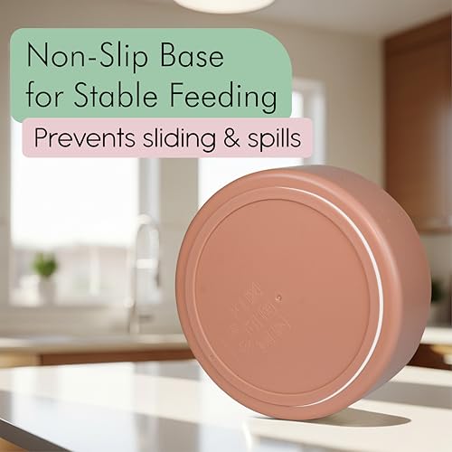 Barkin’ Trails Travel Dog Bowls, Portable Outdoor Water, BPA-Free, Food Grade Plastic Dog Travel Bowl, Camping Essentials & Container (Mocha) - color: Mocha