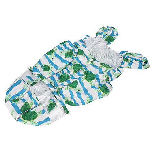 Breathable Dog Raincoat with Reflective Trim and Hood Lightweight Quick Clip Design for Small to Extra Large Breeds