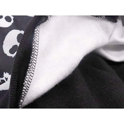 Halloween Skeleton Dog Costume Sweatshirt with Pocket Winter fleeced Dog Hoodie for Medium Large Dogs - Pullover Pullover Hooded Sweatshirt Black - color: Black Skull, size: 36(Chest 37.80'',Back 28.35'')