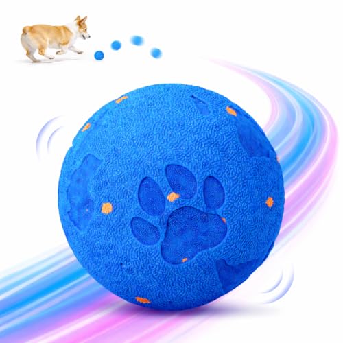 Pet Prime Interactive Dog Ball Toy,Automatic Bouncing Ball with Motion Activated,Moving Dog Toy for Medium and Large Dogs,2 Play Modes for Mental Stimulation and Keep Them Busy