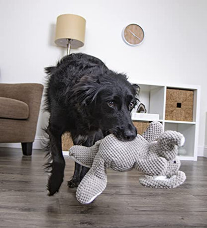 goDog Checkers Elephant Squeaky Plush Dog Toy, Chew Guard Technology - Gray, Large (Pack of 6) - color: Checkers - Elephant (Gray), size: Large (Pack of 6)