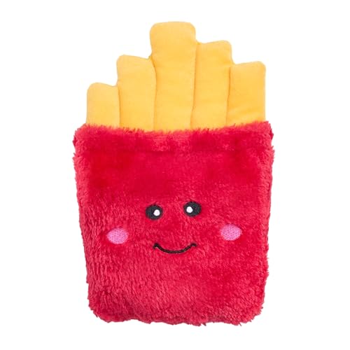 ZippyPaws NomNomz - Dog Squeaky Toys to Keep Them Busy, Funny Food Plush for Small & Medium Dogs, Cute Stuffed Puppy Toy, Pet Products, Gift for Dogs of All Breeds, Soft and Cuddly - Fries - color: Fries