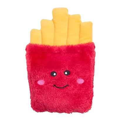 ZippyPaws NomNomz - Dog Squeaky Toys to Keep Them Busy, Funny Food Plush for Small & Medium Dogs, Cute Stuffed Puppy Toy, Pet Products, Gift for Dogs of All Breeds, Soft and Cuddly - Fries - color: Fries