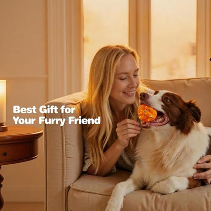 FOFOS Dog Balls for Aggressive Chewers, Durable Bouncy ETPU Dog Toys, Lightweight Floating Interactive Fetch Balls for Large Medium Small Dogs, Ideal for Outdoor Training