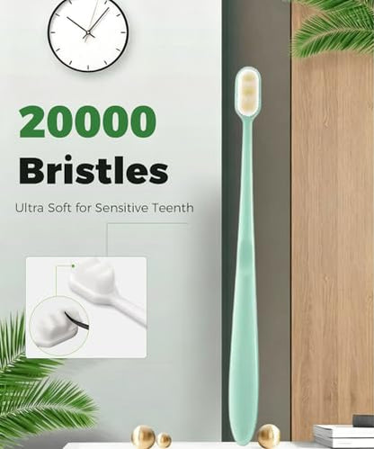 10 Pieces Pet Toothbrush Set, 360° Toothbrush for Dogs Cats, Double-Ended Soft Bristle Brush & Finger Toothbrushes, Gentle Dental Care Kit for Small Large Dogs Puppy Kittens (Multicolor) - color: Modelc-10pack