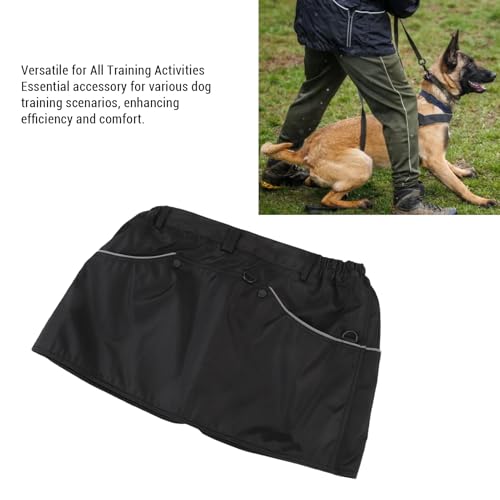 Dog Trainer Apron Shorts, Waterproof Polyester, Large Capacity Pockets - Scratch Protection, Durable Fabric, Ideal for Training Activity and Outdoor Use