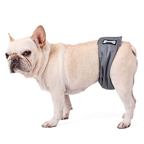 Dog Diapers Male, Belly Bands for Male Dogs Leakproof Strong Water Absorption Doggie Puppy Diapers Washable Male Dog Belly Wrap Dog Belly Band for Small Medium Large Dog (S #18) - size: S #18