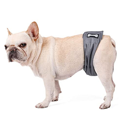 Dog Diapers Male, Belly Bands for Male Dogs Leakproof Strong Water Absorption Doggie Puppy Diapers Washable Male Dog Belly Wrap Dog Belly Band for Small Medium Large Dog (L #20) - size: L #20