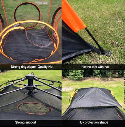 4 in 1 Pet Cat and Dog Tunnel Tent Foldable Pet Tent Outdoor Pop Up Pet Playpen Cage Fences House (Styles 4) - style: Styles 4