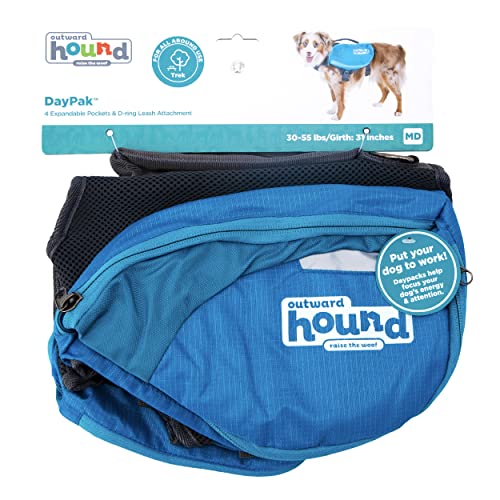 Kyjen Outward Hound The Quick Release Dog BackPack (Assorted, Medium) - size: Medium (Chest Girth: 21"-27")