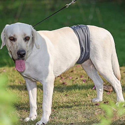 Dog Diapers Male, Belly Bands for Male Dogs Leakproof Strong Water Absorption Doggie Puppy Diapers Washable Male Dog Belly Wrap Dog Belly Band for Small Medium Large Dog (L #20) - size: L #20