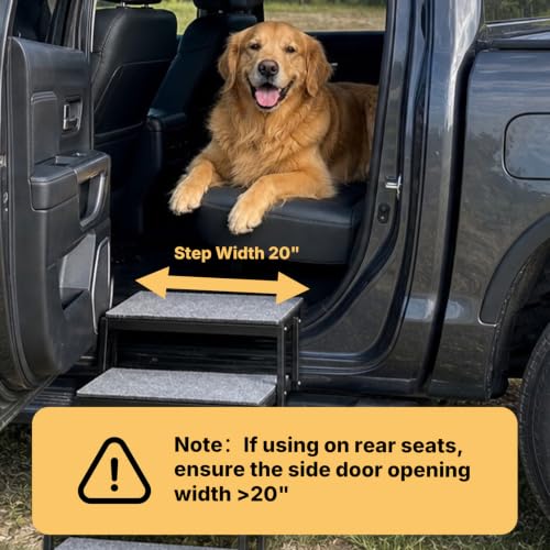 Veehoo Foldable Dog Ramp for Car Truck Extra Wide 20"