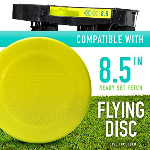 Franklin Pet Supply Co. Automatic Disc Launcher for Dogs - Ready Set Fetch Automatic Disc Tosser Dog Toy for Fetch - Portable Thrower Toy - Battery Powered - style: Disc Launcher