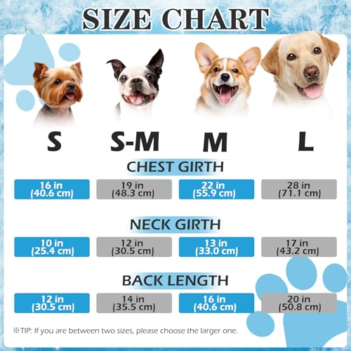 EXPAWLORER Turtleneck Knit Dog Sweater - Dog Clothes Fair Isle Snowflake Design, Warm Puppy Sweater Apparel, British Style Winter Pet Outfit Pullover for Small Medium Large Dogs Cats, Red M