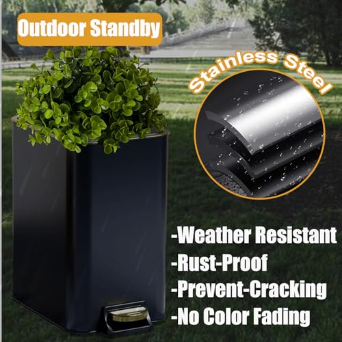 Yatmung 7 Pack - Dog Poop Trash Can Outside