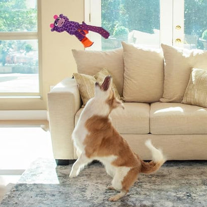Outward Hound by Nina Ottosson Silly Legz Interactive Plush Dog Puzzle Dog Enrichment Toys, Plush, Floppy, Long, Giraffe, Purple - color: Silly Legz Giraffe