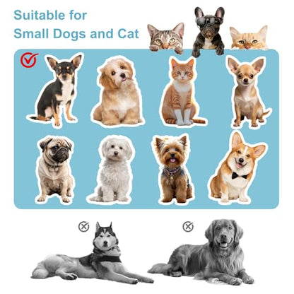 Movable Structure Pet Stairs Ramp with seat Mate Cats/Dogs Chair with ramp high beds, Folding Pet Steps for Large, Medium and Small Dogs, Cat Ladder, with Storage Cabinet