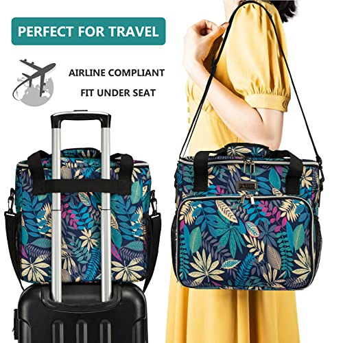 BAGLHER Dog Travel Bag, Pet Travel Bag (ALL Pet Travel Supplies), With 2 Pet Food Containers and 2 Collapsible Silicone Bowls; Essential Kits for Travel Hawaii - color: Hawaii, size: Medium