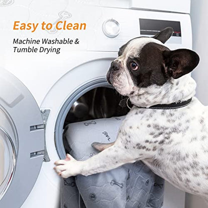 Washable Pee Pads for Dogs, 4 Pack Puppy Pads Washable with Non Slip Bottom,Absorbent Reusable Whelping Pads Dog Mats for Floor Protector, Couch Cover, Crate, Puppy Training 24x36 - size: 24X36" (Pack of 4)