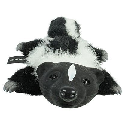 Hyper Pet 48847 Real Skinz Dog Toy, Skunk,Black/White - size: Medium, style: Skunk