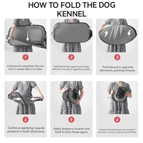 Dog Crate for Ford Expedition V 2026 2025 2024, Pet Carrier Portable Travel Box Grey Soft-Sided Folding Kennel Carrier Car Seat Crate Sturdy Accessories