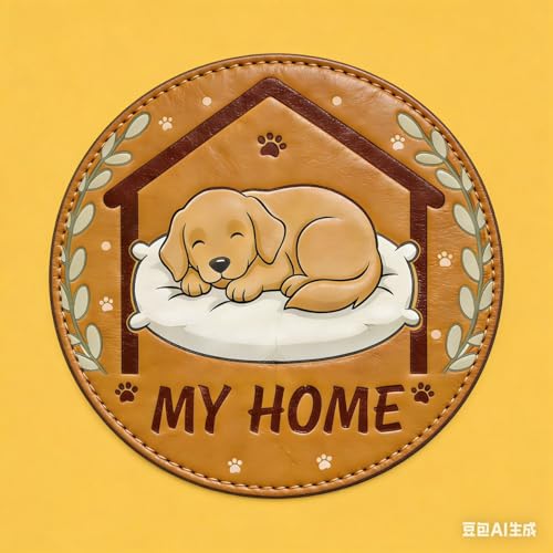Orthopedic Dog Bed for Small Dogs- Memory Foam Pet Bed with Cooling Support, Calming Washable Dog Bed with Soft Bolster, Removable Machine Washable Cover, Non-Slip Bottom with My Home Label