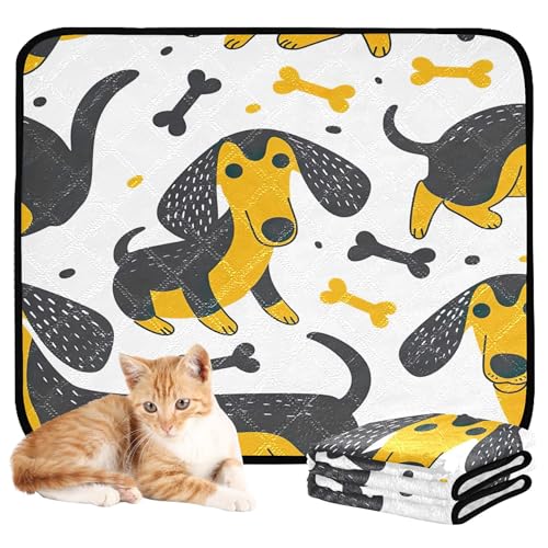Qilmy Dogs Pet Mat, Waterproof Reusable Dog Training Pad Anti-Slip Pet Creat Pad for Small Medium Large Dogs and Cats - size: Medium+Large
