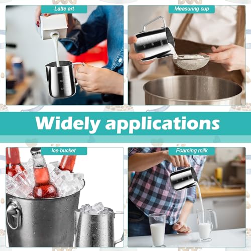 1.5 Cup Dog Food Scoop Stainless Steel Dog Food Measuring Cups Pet Food Scoop with Precision Scale Cupeasurements for Dogs,Cats or Bird Foods, Injection Molded and Dishwasher Safe (1.5 CUP) - size: 1.5 CUP