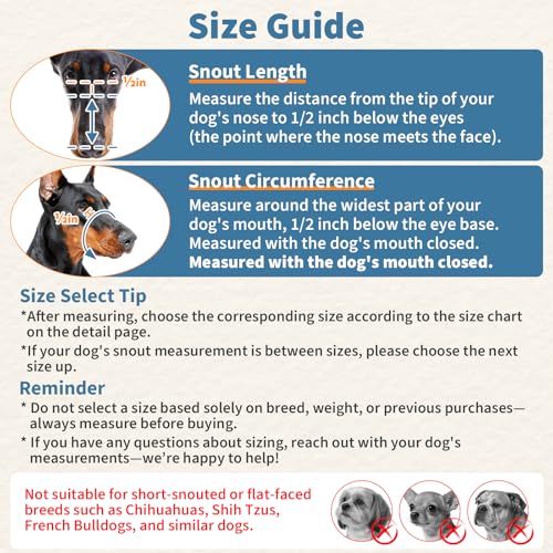 BARKLESS Dog Basket Muzzle for Medium & Large Dogs, Breathable Open Front Mouth Cover with Reflective Strap for Training, Walking Vet Visits, Humane Cage Muzzle Prevent Biting Scavenging (Black, M)