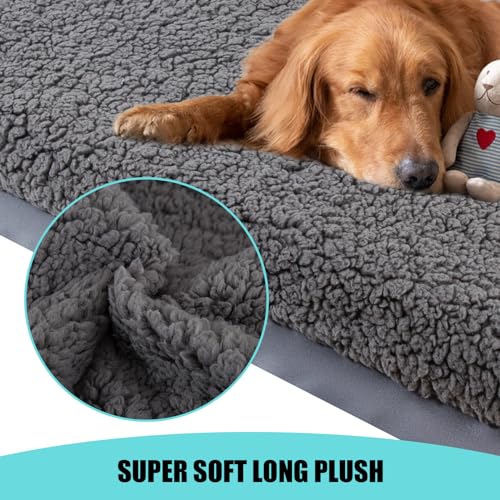 Dog Bed Cover Replacement Washable,Crate Pad Cover with Zipper,Oxford Dog Bed Sheets,Pet Bed Cover Hair Easy to Remove (Gray #2, 20 * 30 * 6 inch) - color: Gray #2, size: 20*30*6 inch