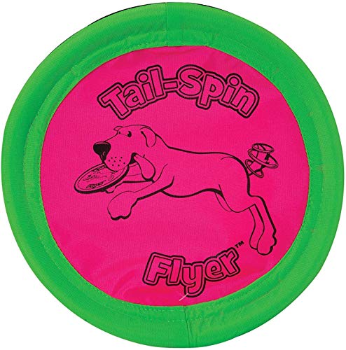 Booda 3 Pack of Tail-Spin Flyer Dog Toys, 10-Inch