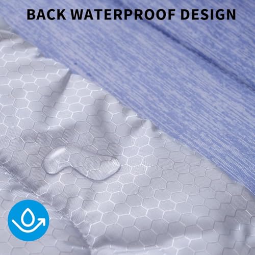 MARUNDA Dog Cooling Mat, No Need to Freeze Or Refrigerate This Cool Pet Pad Cat Mats- Keep Your Pet Cool, Machine Washable (Ocean Blue, 44" x 32" XL-Crate) - color: Ocean Blue, size: 44" x 32"- XL-Crate