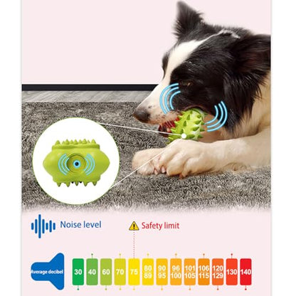 Bone Shape Dog Squeaky Toys, Durable Dog Chew Toys for Aggressive Chewers, Puppy Teething Toys for Small/Medium Dogs Natural Rubber Puppy Chew Toys for Teething